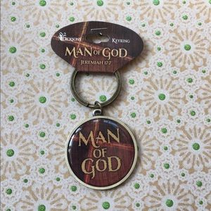 Man of God, Jeremiah 17:7, Keyring, Unopened Package
